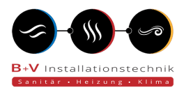 B+V Installationstechnik Logo
